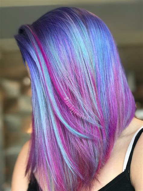 unicorn hair dye dark hair